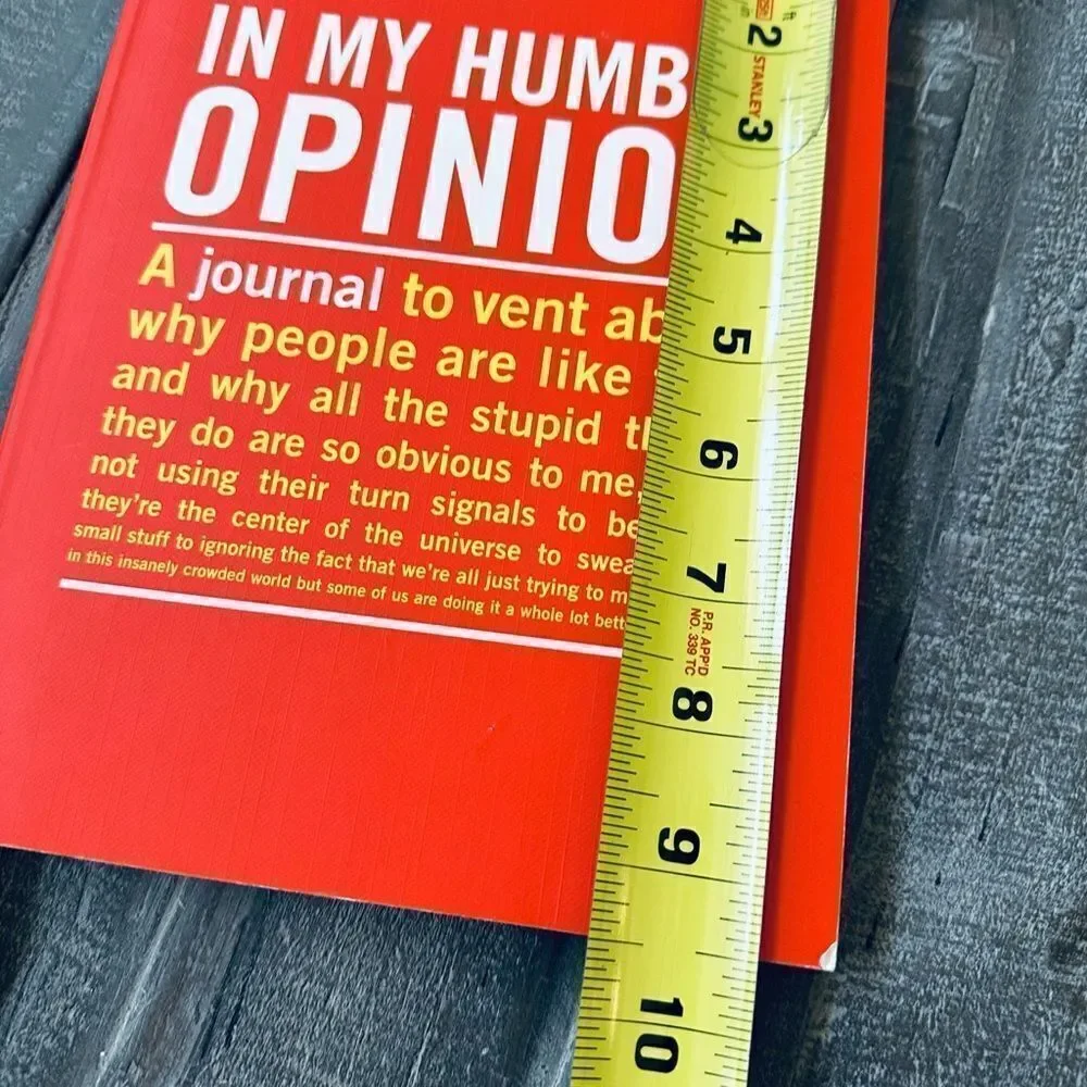 In My Humble Opinion Journal Book
